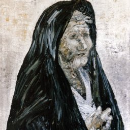 1977 - &quot;Old woman with shawl&quot;