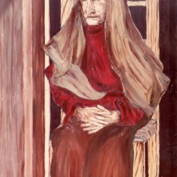 1977 - &quot;Old woman sitting&quot;