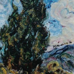1991 - &quot;Cypresses&quot; (from Van Gogh)