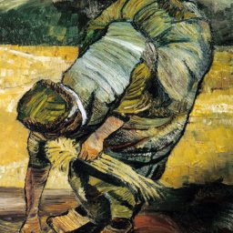 1997 - &quot;Farmer woman harvesting wheat&quot; (from Van Gogh)