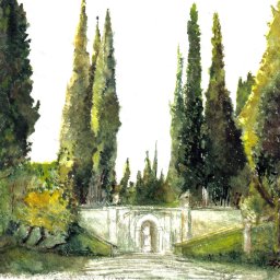 2006 - &quot;View of Villa Falconieri&quot; (Frascati